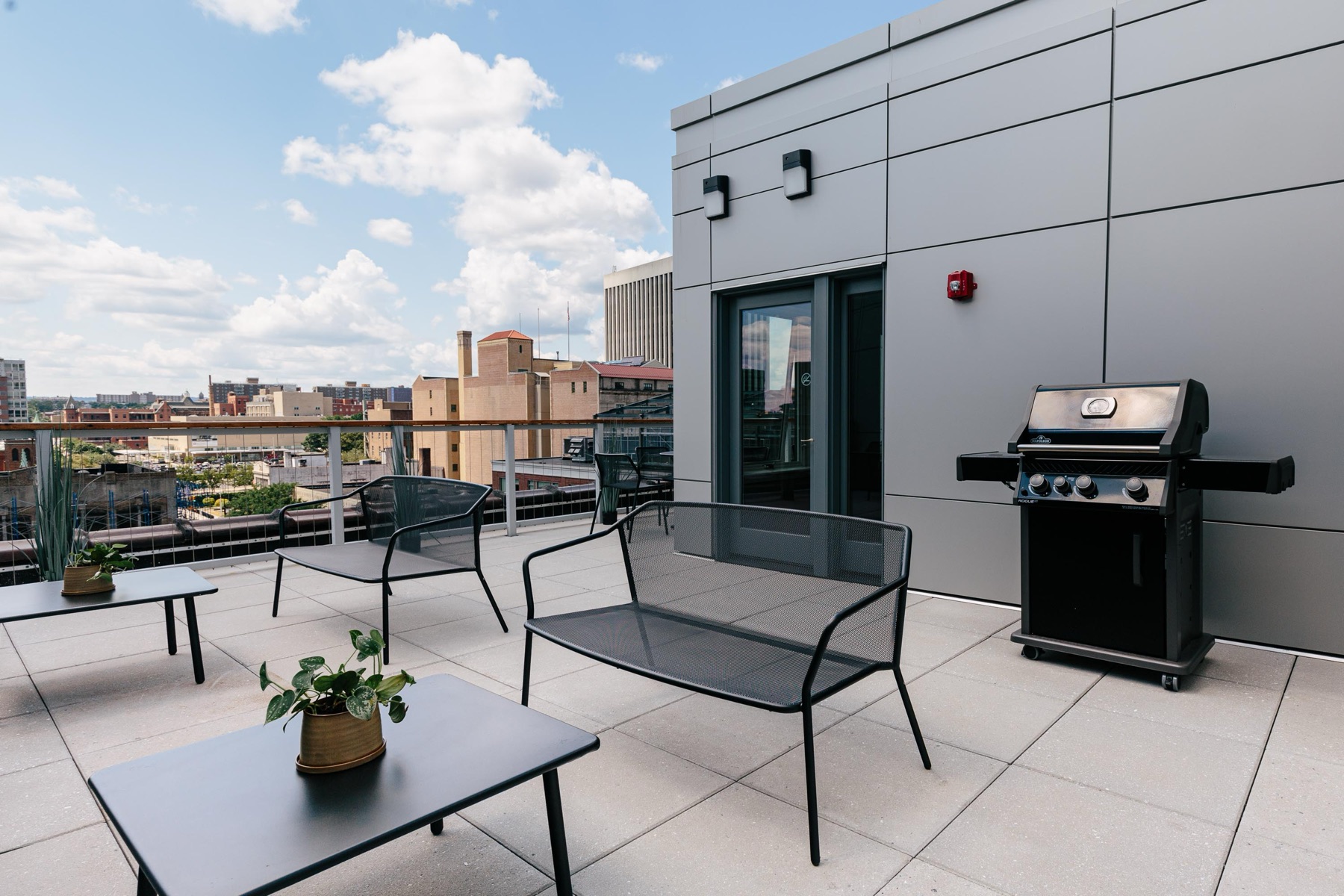 Rooftop terrace lounge and grill